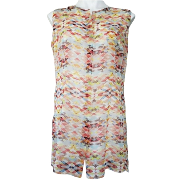 CAbi | Avery Multi Color Geometric Tunic Top M - Picture 1 of 8